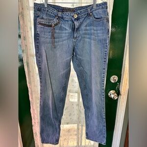 U.S. Polo Assn. Blue Denim Jeans with Brown Stitching